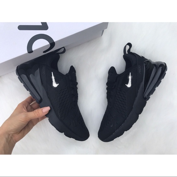⚡️Custom Nike Air Max 270 Shoes (All Black)⚡️ - Picture 4 of 5